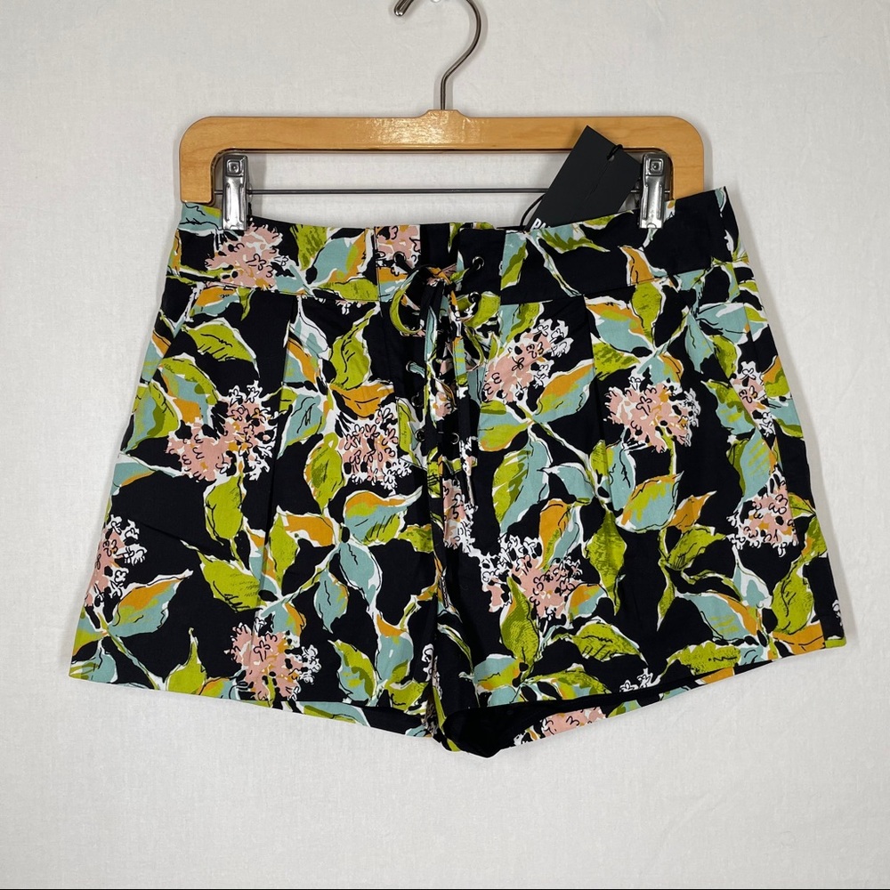 Paige 4 Khala Shorts Kona Floral Black no tag